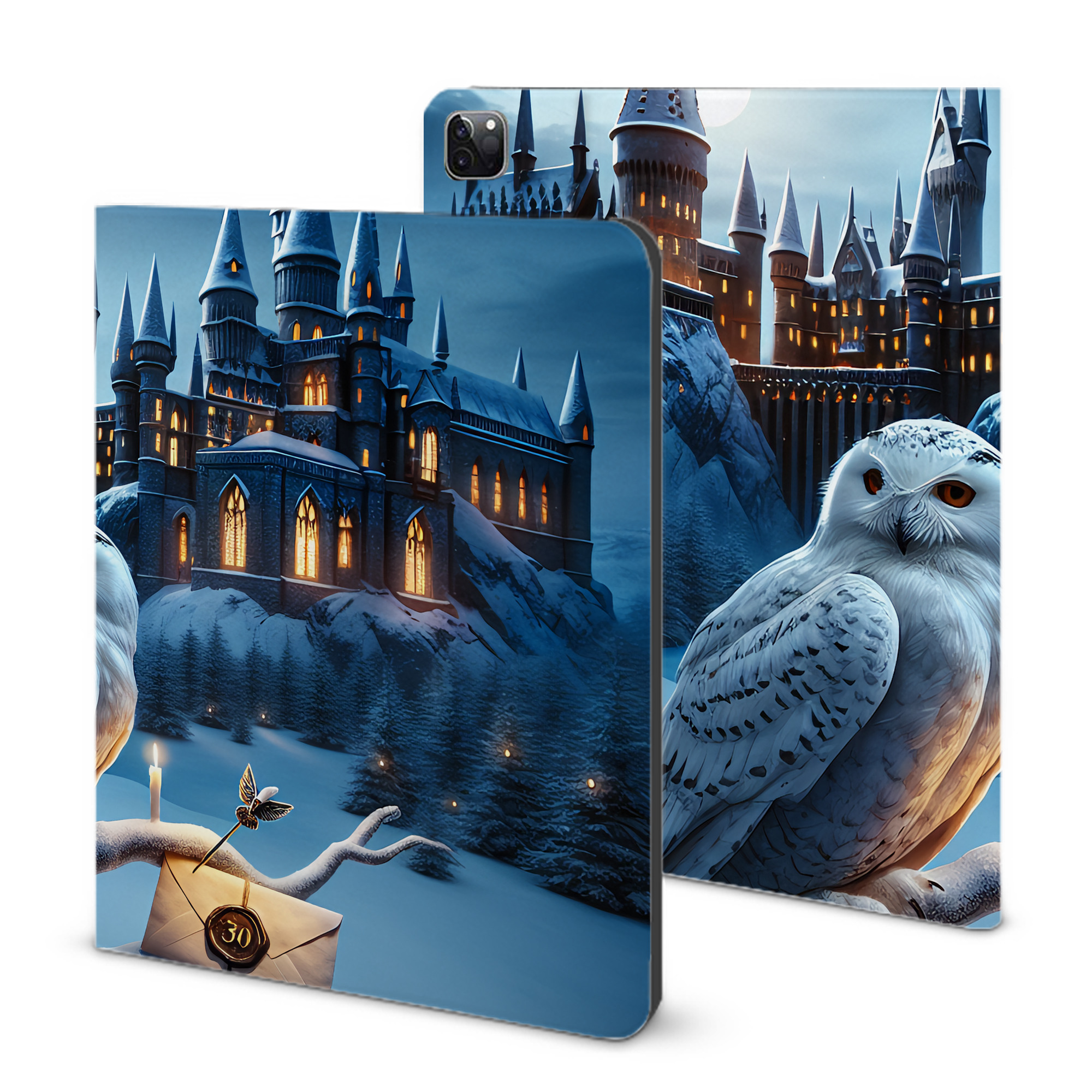 （画像用） Harry Potter ハリー・ポッターシリーズ IPad ケース ブック型 PUレザー TPU 耐衝撃 軽量 薄型 ペン収納なし 全面保護 IPad 各モデル対応